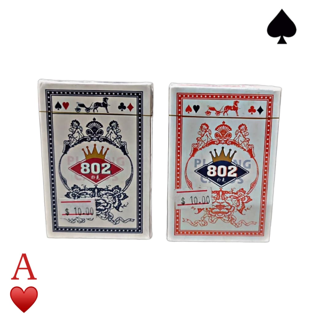 Baralho de Cartas Revestido Em papel 52 Cartas Para jogar com Amigos e Família