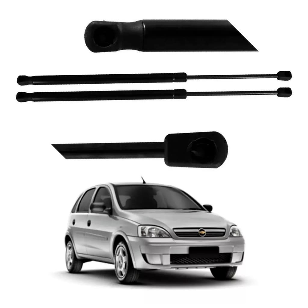 Par Amortecedor Porta Malas Traseira Para GM Chevrolet Corsa Hatch 2002 Em Diante