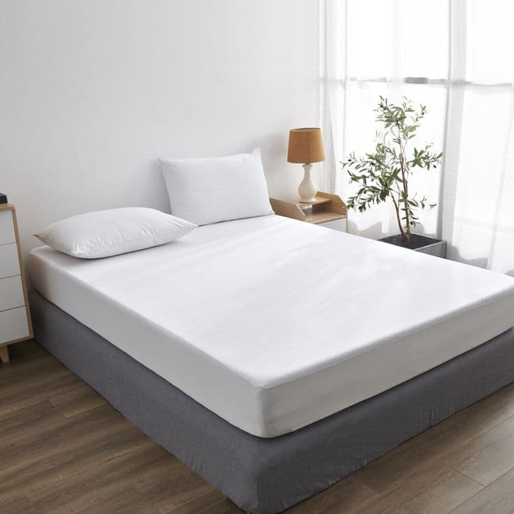 Kit 1 Capa Colchão Casal com 2 Capas de Travesseiro Quarto Protetor Cama