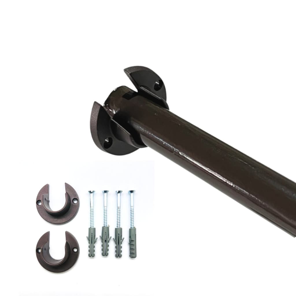Varão para cortinas com rosetas 1.0, 1.20, 1.50, 2.00, 2,20, 2.50 metros 19mm cores variadas