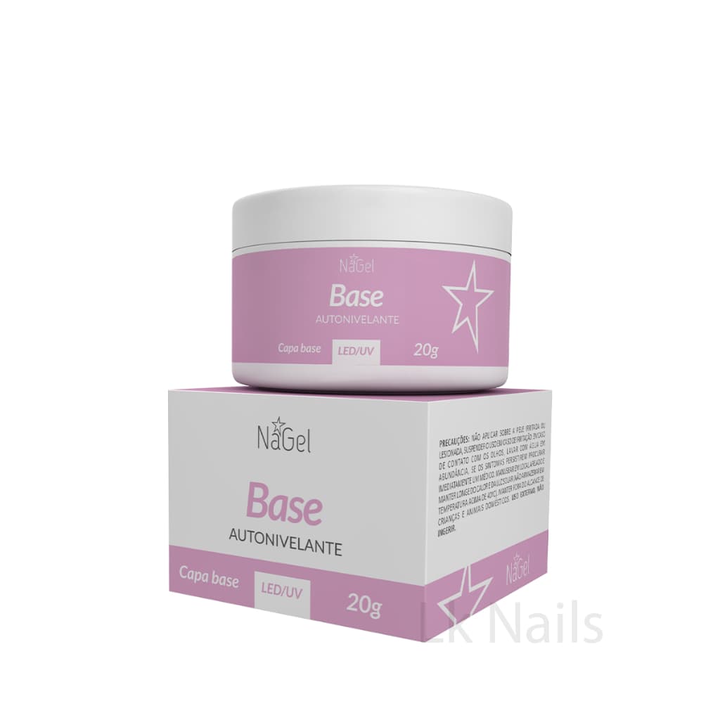 GEL BASE 20G Nagel Cosméticos - Unhas de Gel - Alongamento