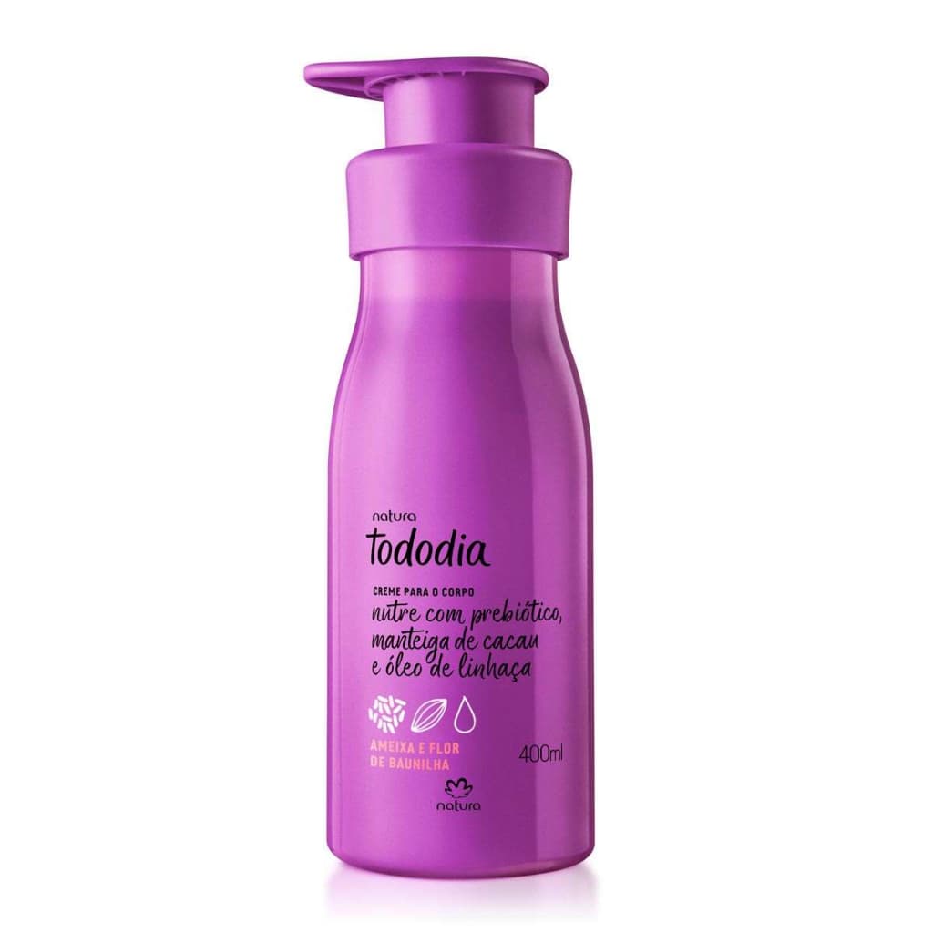 Creme Hidratante Corporal Natura Todo dia Ameixa e Flor de Baunilha - 400ml