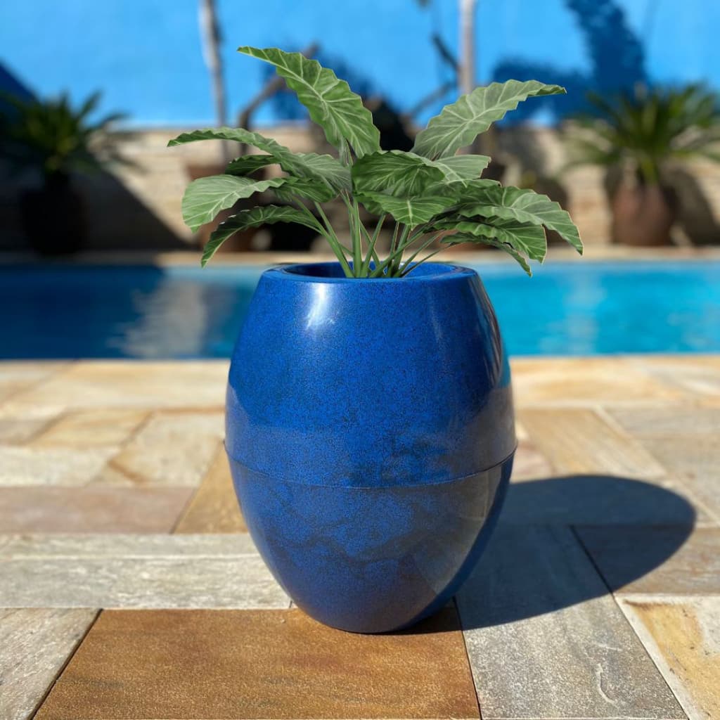 Vaso Para Plantas Polietileno Jardim Sala Casa Luxo Verona M