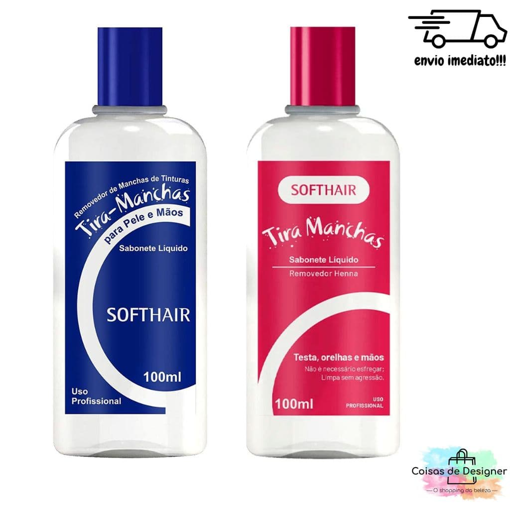 Sabonete Líquido Tira Manchas de Henna Suaveness Soft Hair 100ml