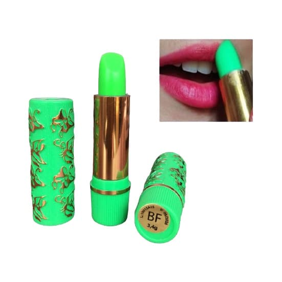 Batom Magico 24 Horas Longa Duração Lipstick Lábio Rosa
