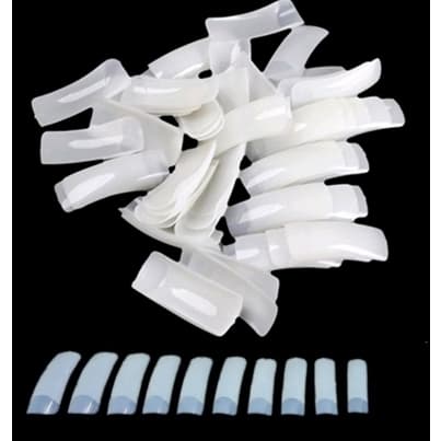 Caixa com 100 Tips Reta unhas