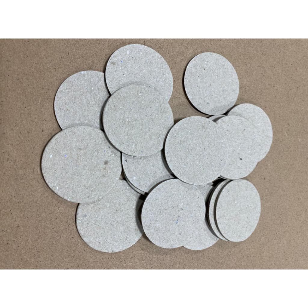 Bolacha Circulo Papel Parana 5x5 Artesanato 5cm