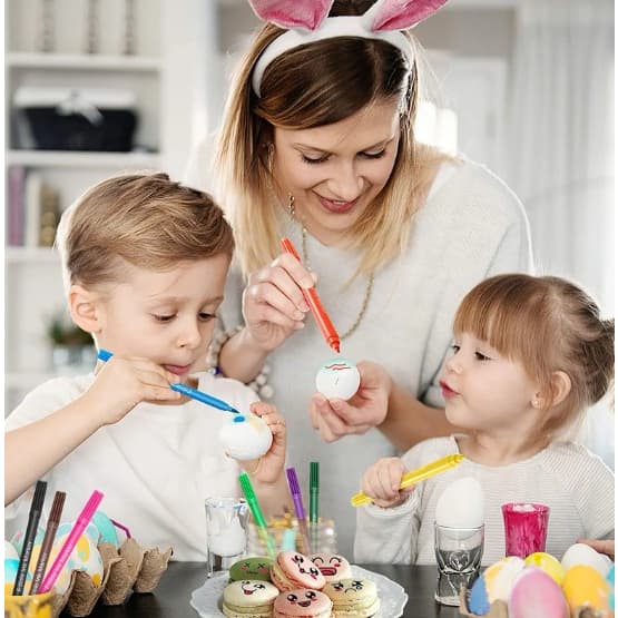 Kits Caneta de Tinta Alimentícia Comestível Coloridas Pretas Artigo de Cozinha Arte Papelaria Confeitaria