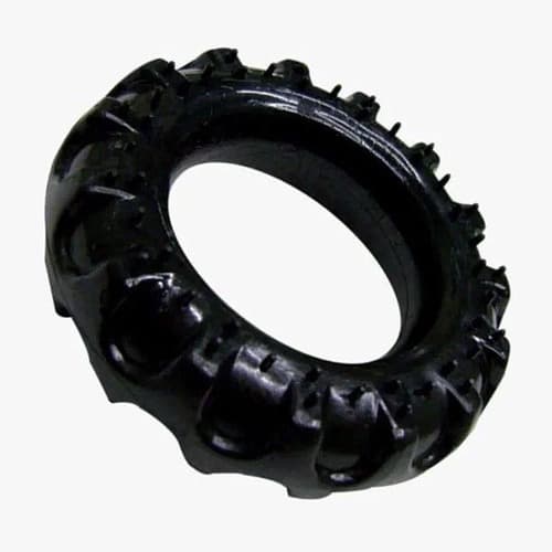Mordedor Brinquedo Pneu Hard Preto P (12cm)
