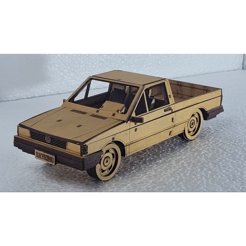 VW Saveiro Quadrada 3D - MDF - Puzzle
