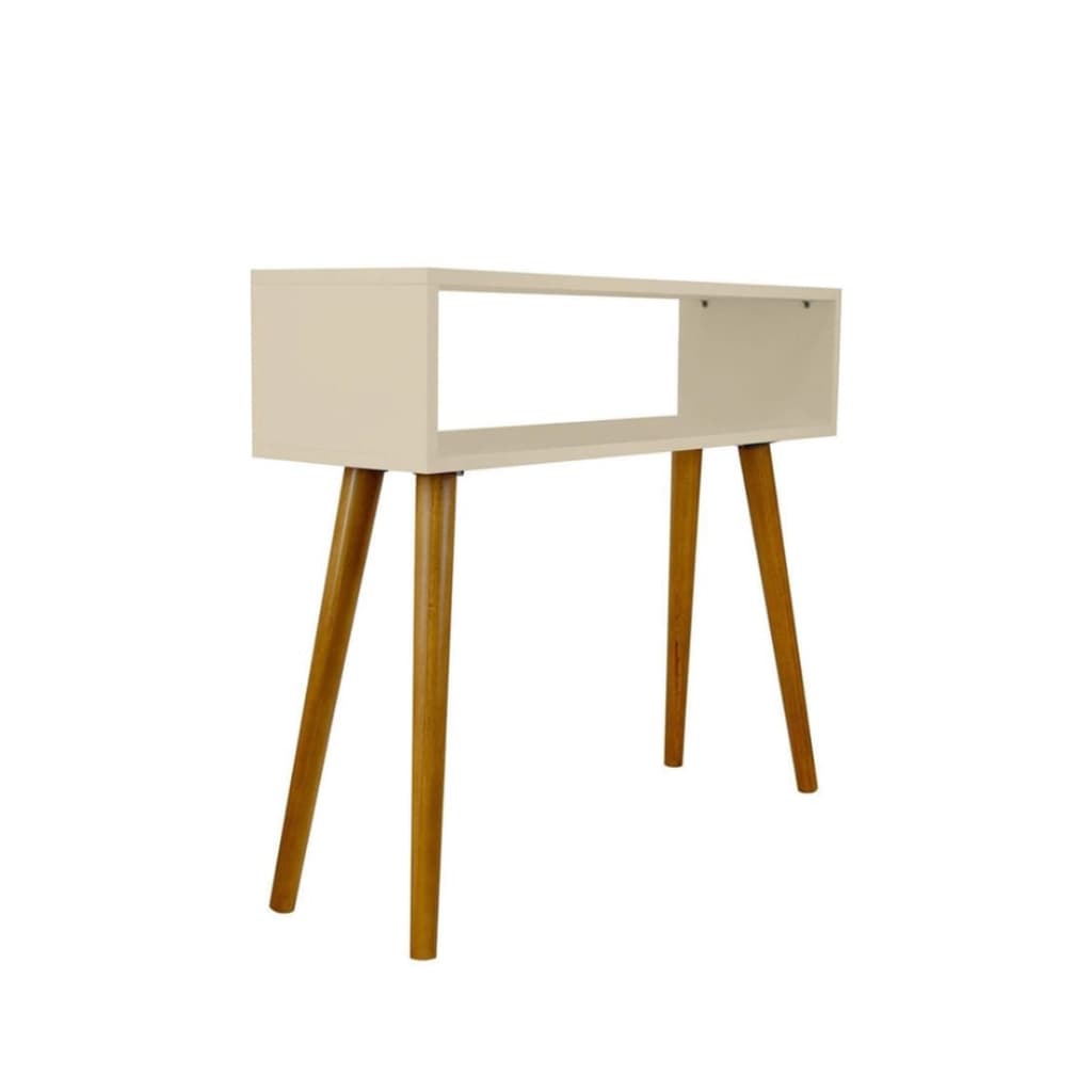 Aparador Decorativo Buffet Rack Sala Apoio Nicho Organizador Pé Palito Branco