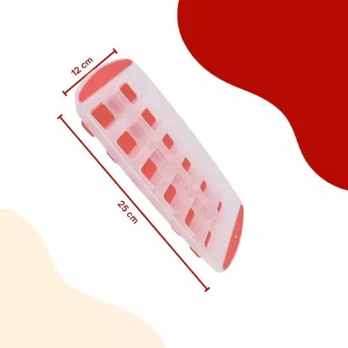 Forma De Gelo Cubo Fundo Silicone Pratico Rigida Chocolate