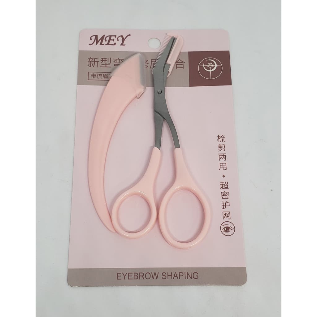 Tesoura com pente e navalhete curvado