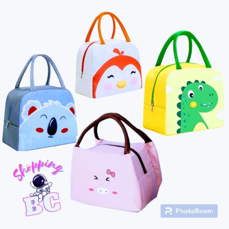 Bolsa Térmica Infantil Portátil Com Isolamento Térmico De Desenho Moda Porta Marmita Para lanches
