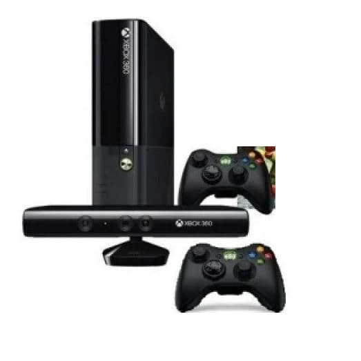 Xbox 360 Super Slim Desbloqueado + 1 Controles + Kinect + 2 Jogos + Garantia!