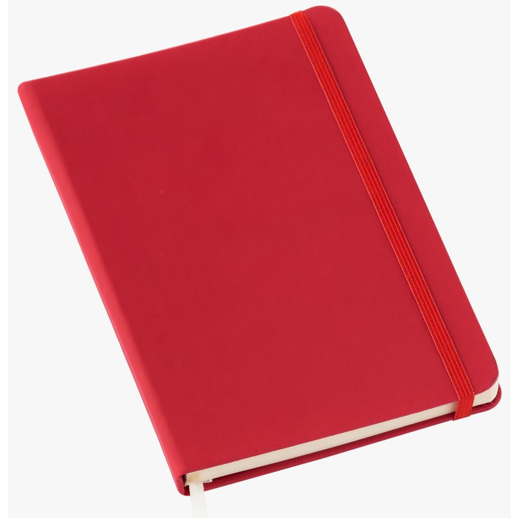 Caderneta tipo Moleskine vermelho Sem Pauta - 80 Folhas 14x21cm SKETCHBOOK