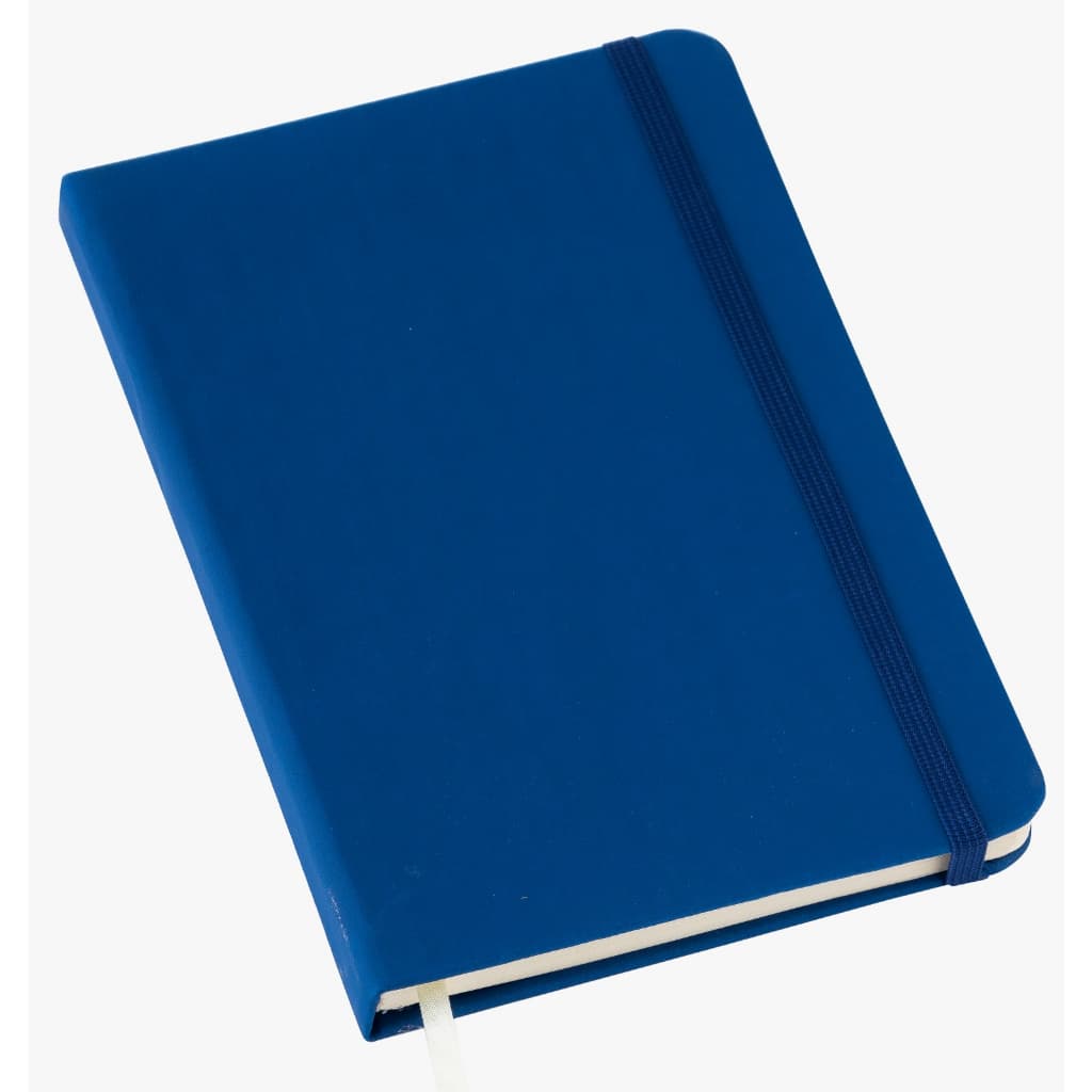 Caderneta tipo Moleskine Azul Sem Pauta - 80 Folhas 14x21cm SKETCHBOOK