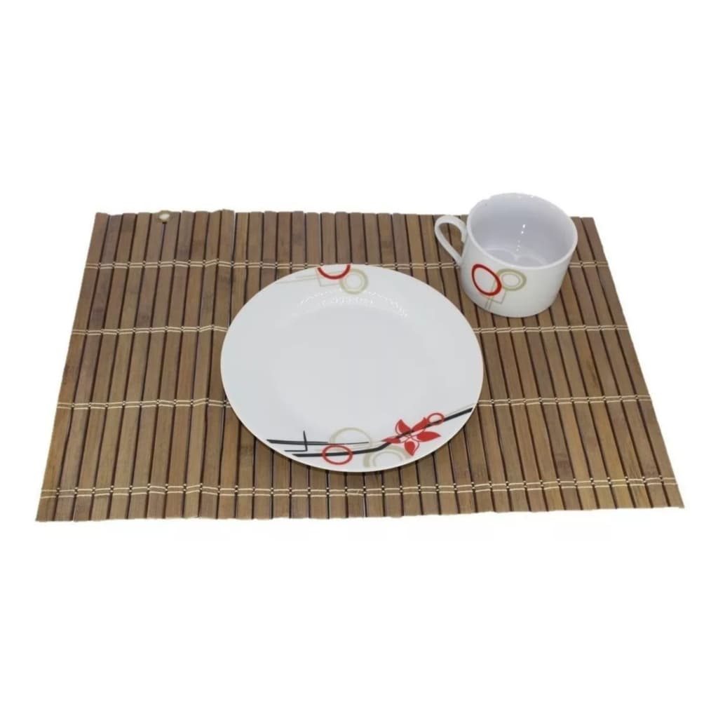 4 Toalha Americana Jogo Americano De Bambu Diversos Modelos 30x40cm