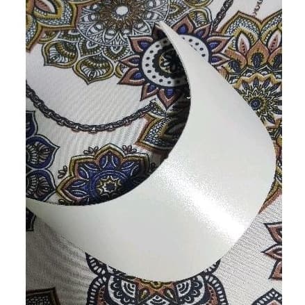 kit 15 abas curva branca para confecção de bonés