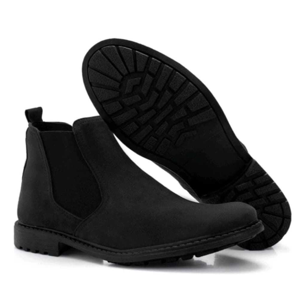 Bota Chelsea Masculina Coturno Botina Casual Couro Camurça legítimo