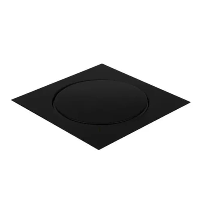 Ralo Inteligente Click Preto Fosco 15x15 Cm