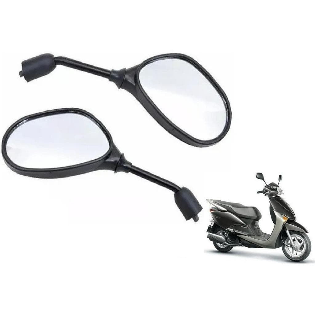 Retrovisor Lead 110 Honda Par Espelho Moto - Awa (517) Rosca M8
