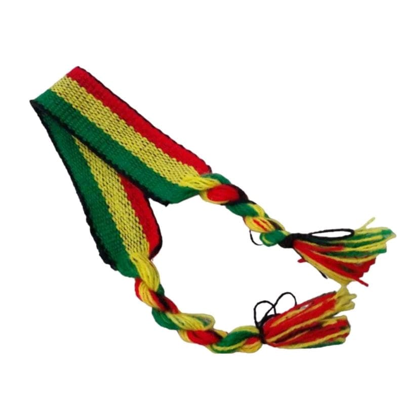 Pulseira de Pano Larga Do Reggae Jamaica Amizades Hippie Bob Marley