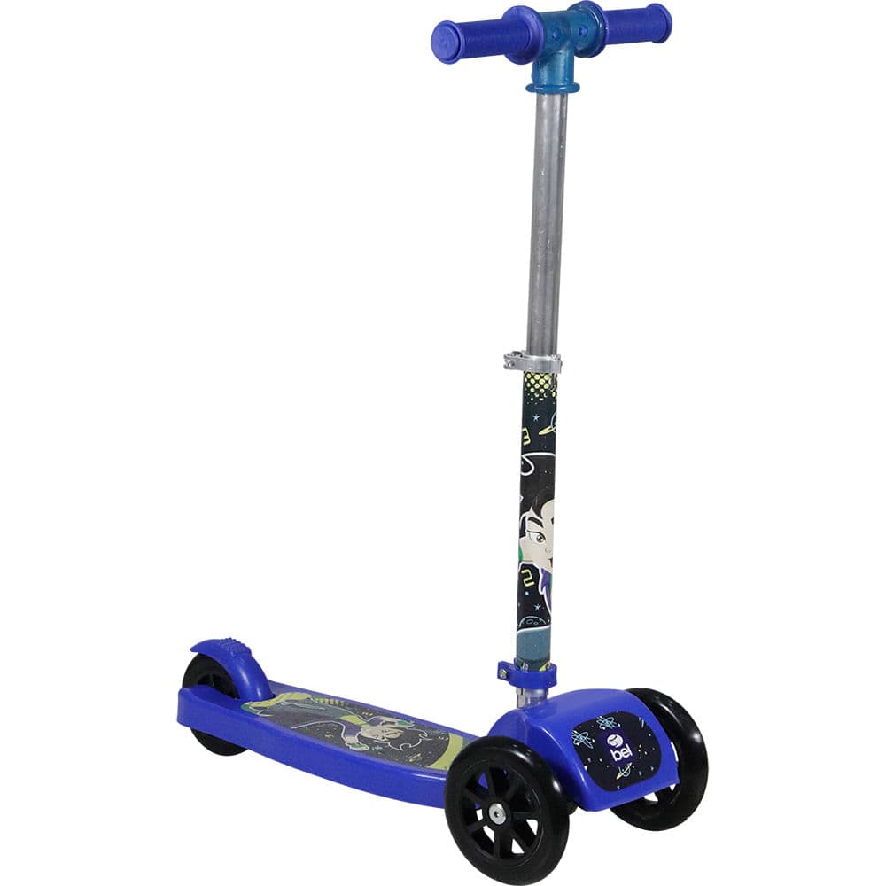 Patinete Infantil 3 Rodas Ajustável E Freio na Roda Traseira Menino e Menina Kyn Bel Fix