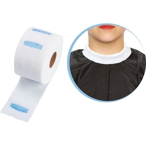 01 Rolo De Gola Higiênica Cor Branca Descartável 100 Folhas Para Proteger Pescoço e Roupa Barbearia Corte Cabelo - Marco Boni