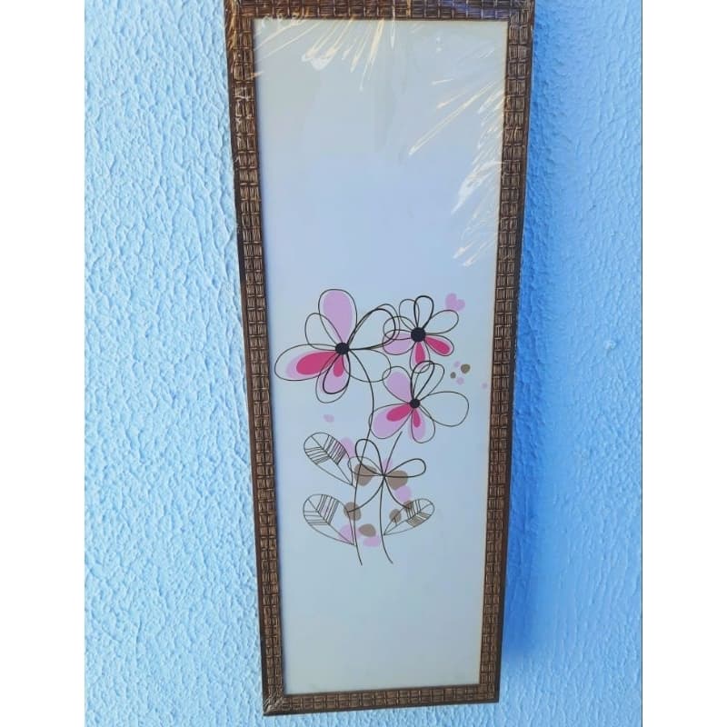 Quadro Flores Com Moldura