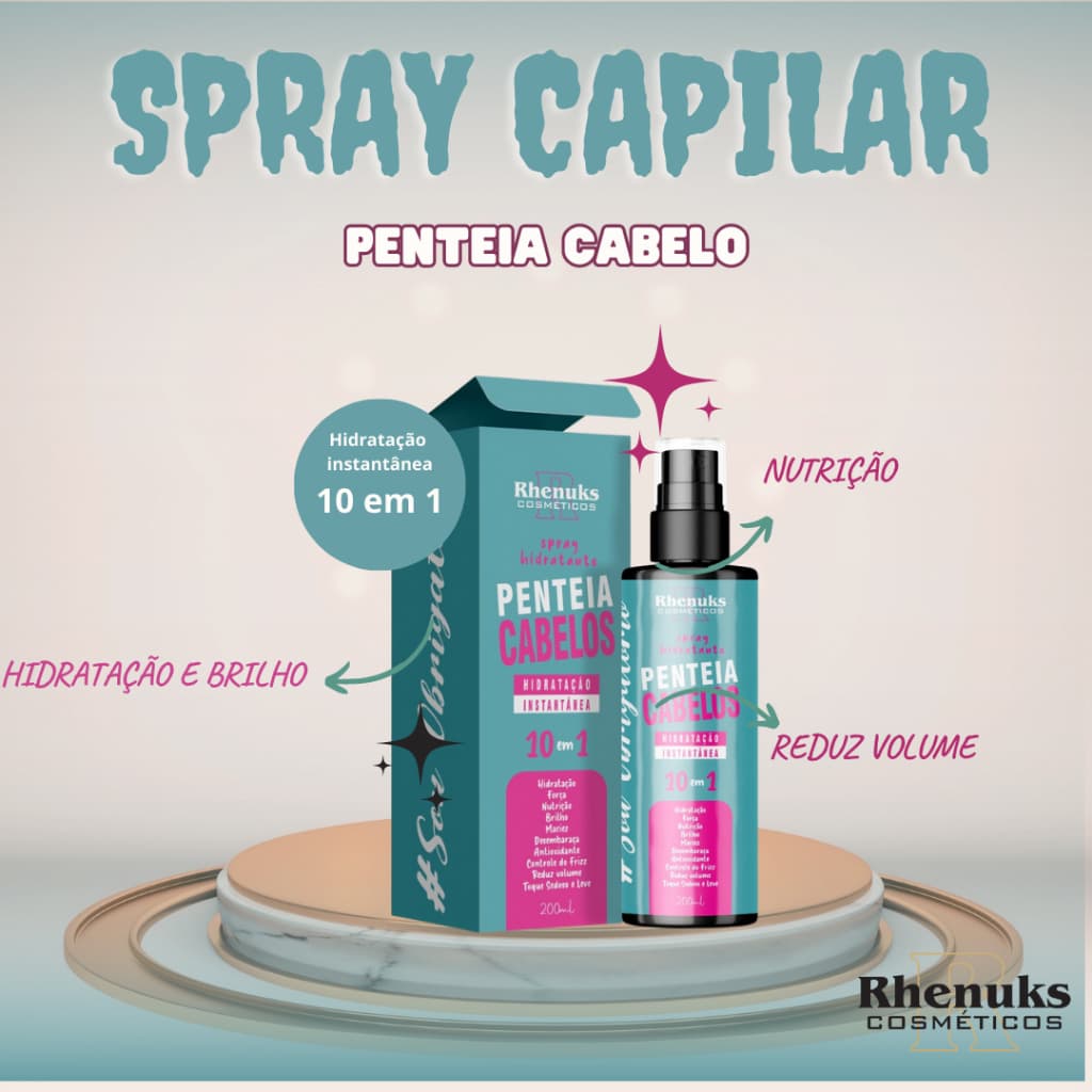 Spray Hidratante Penteia Cabelo 200ML