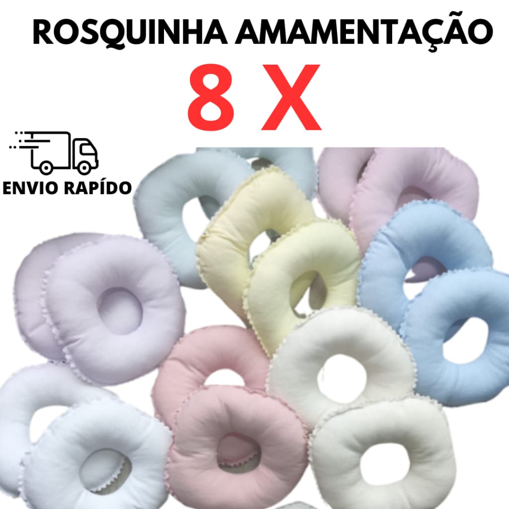 Kit rosquinha para amamentação 4 pares (8 unidades)