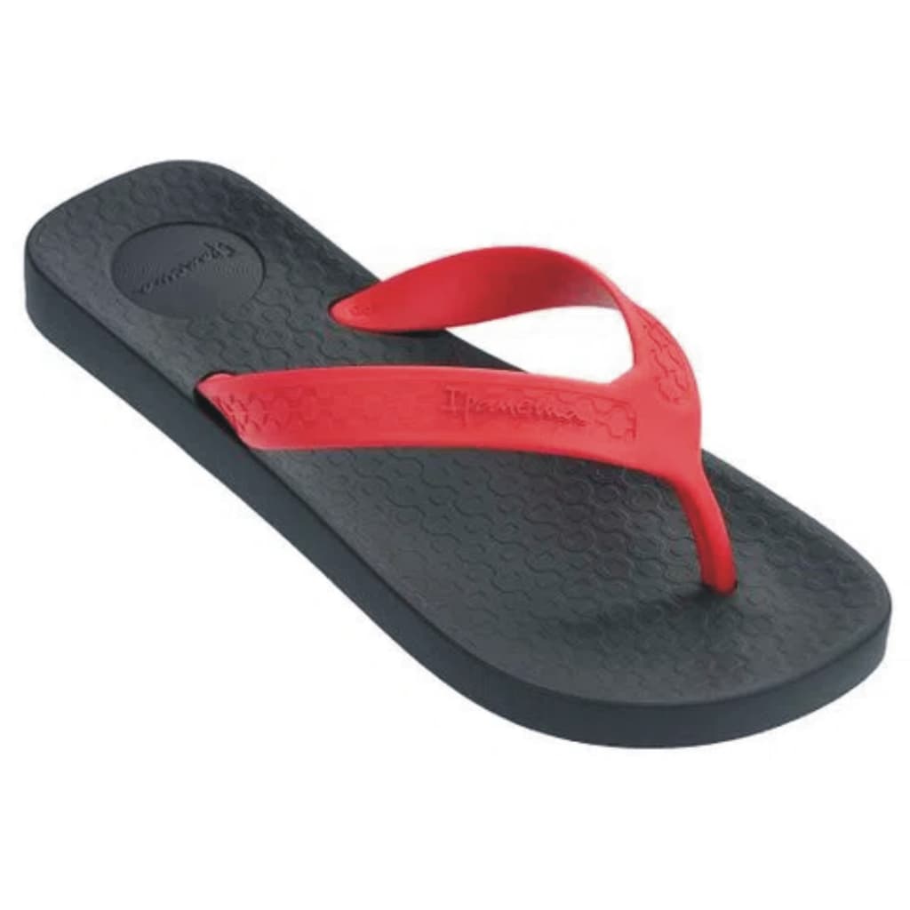 Chinelo Ipanema Surf Adulto - Preto com Vermelho