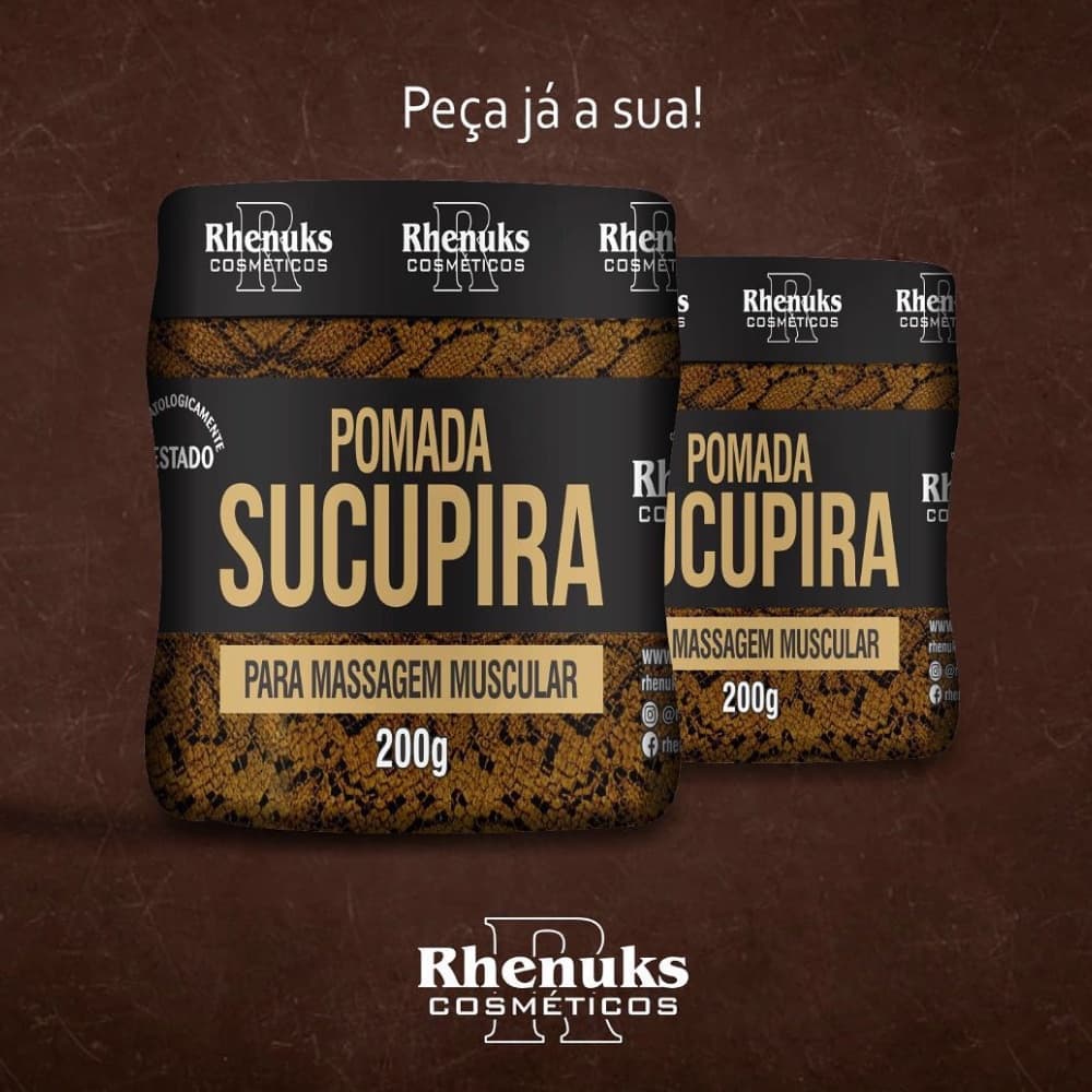 2und Pomada Massageadora Sucupira 200g