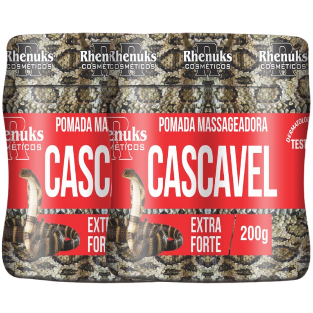 2Und Pomada Massageadora Cascavel 200g