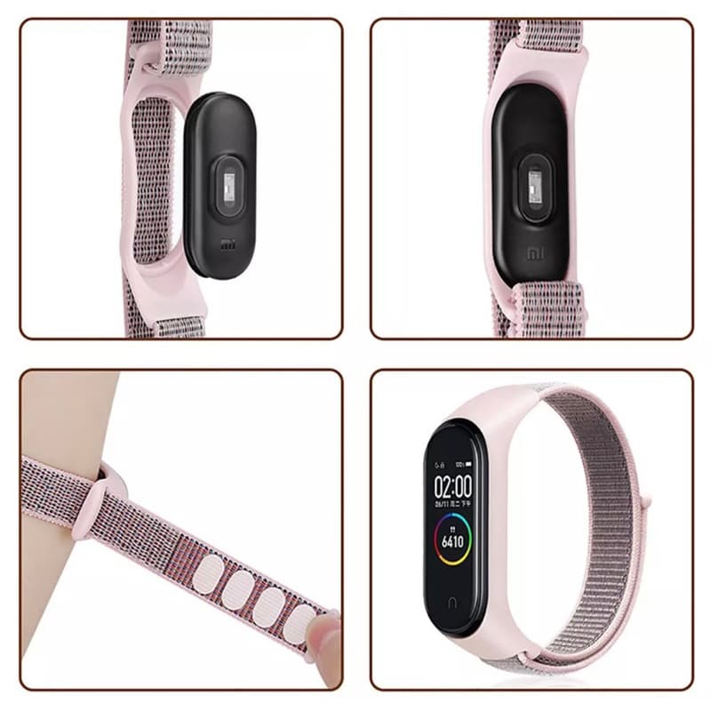 Pulseiras em Nylon , fechamento em VELCRO ! Serve nos modelos Mi band 3/4/5 e Mi band 6.