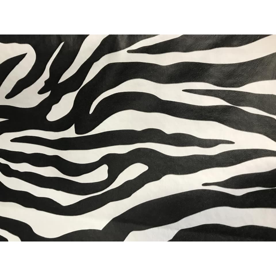 Tecido Sintético Couro Corino Courino Estampado Estampa Zebra Animal Print