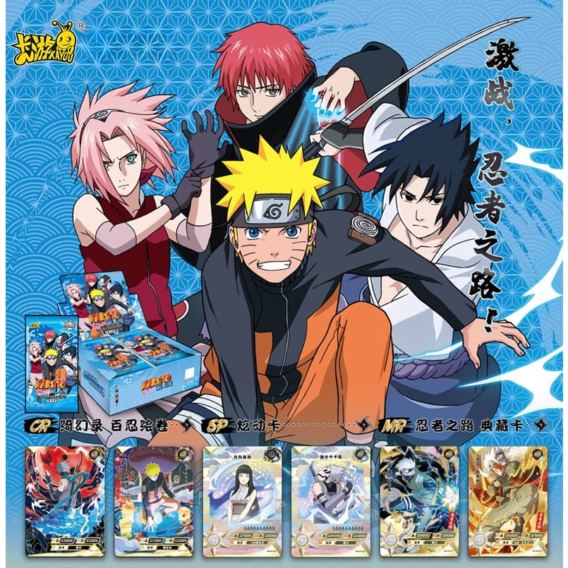 Cartas Naruto pacote e unidade