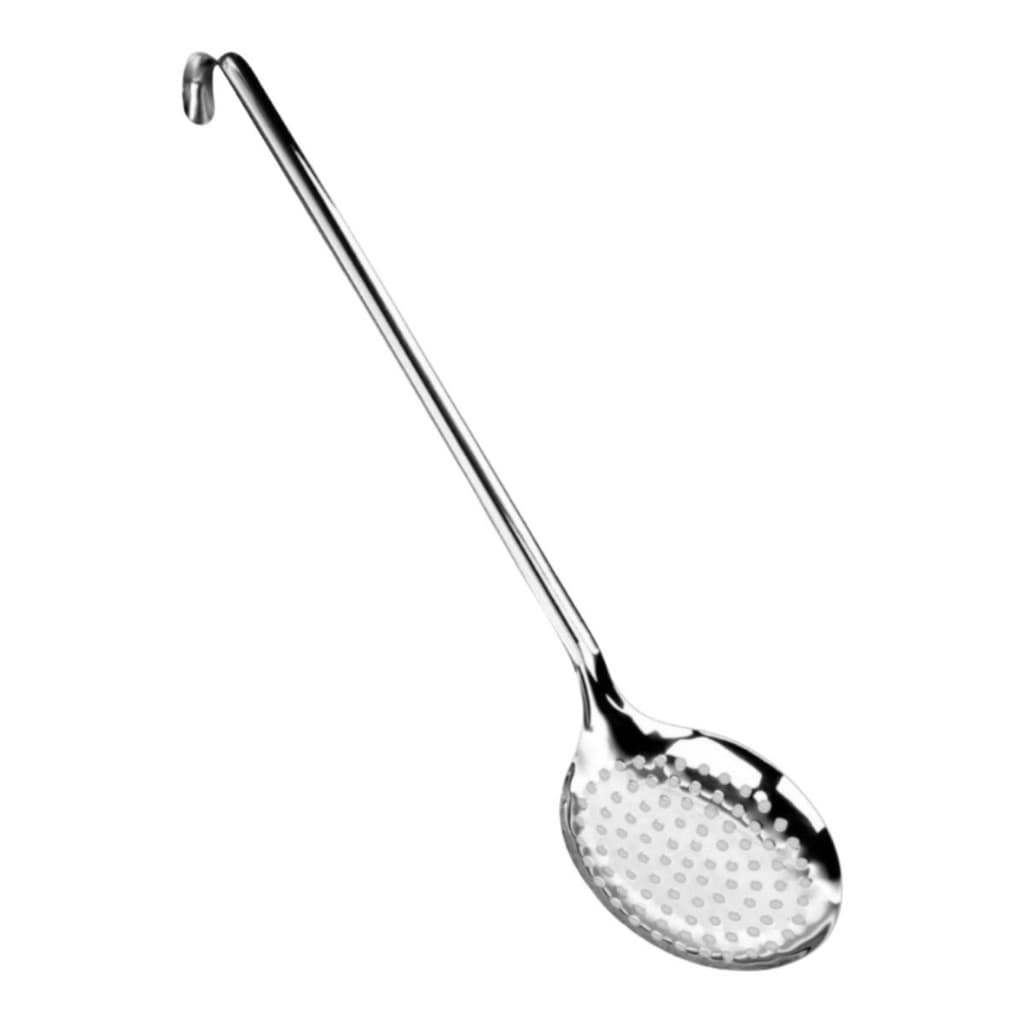 Escumadeira Profissional Aco Inox 50 CM Baccani Utensilio Para Cozinha Industrial