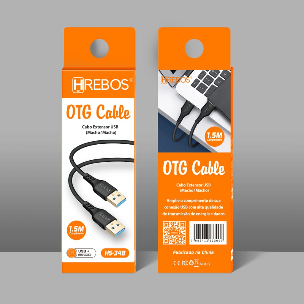 Cabo Extensor USB Macho Macho USB 3.0
