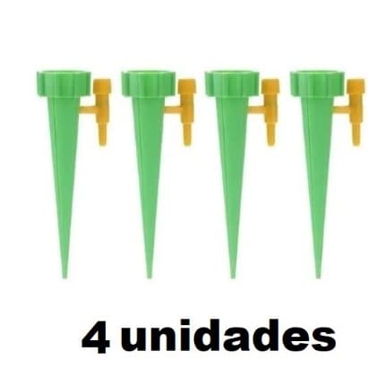 Gotejador Acoplável Irrigador Kit 4 Pçs Jardim Dosador Gotejador Vaso Plantas.start/Irrigação