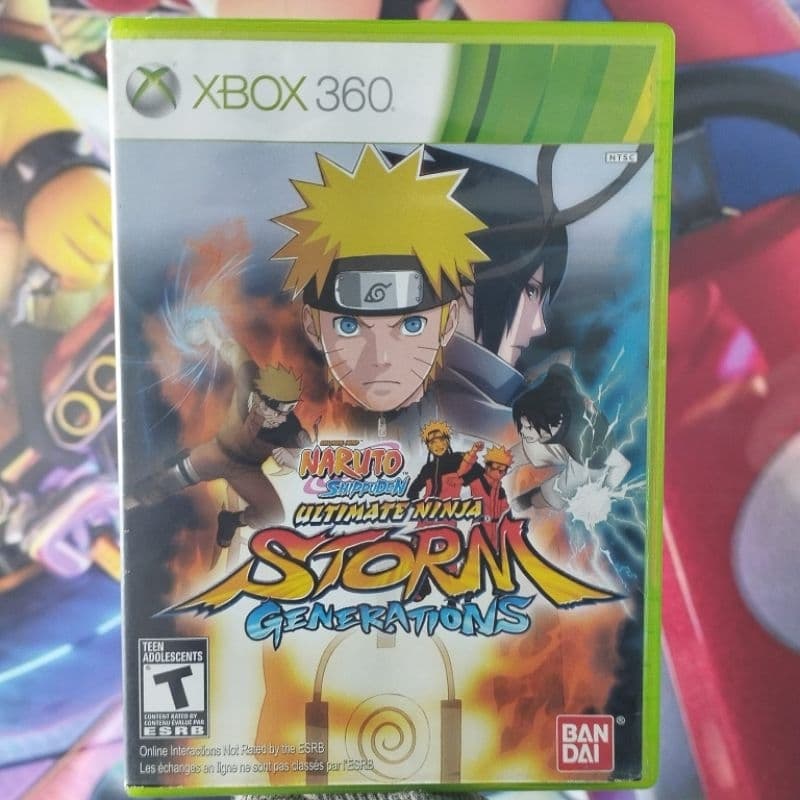 Naruto Shippuden Ultimate Ninja Storm Generations Mídia Física Original Seminovo para Xbox 360