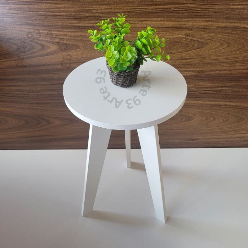Mesa de Cabeceira, Mesa de Canto, Mesa Decorativa, Modinha retrô, Mesa pés  palito.