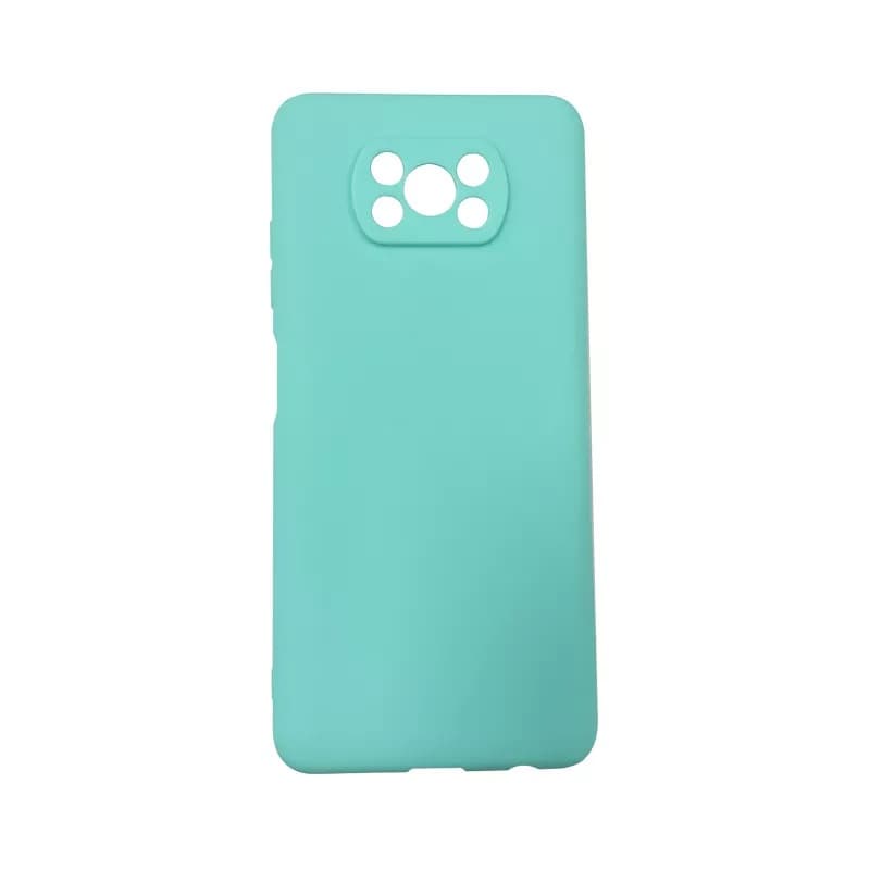 Capa Aveludada para Poco X3 NFC/Pro cor Verde Claro