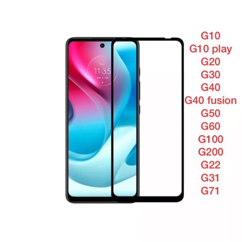 Película De Vidro Da Tela 3D Modelos Variados Moto (G10, G10 Play, G20, G30, G40, G40 Fusion, G50, G60, G100, G200, G22,