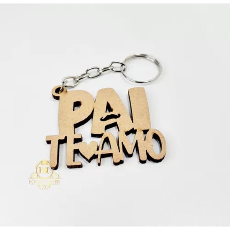15 Chaveiros MDF lembrancinha super pai Bigode bigode MDF Personalizada   6,5 x 5 cm