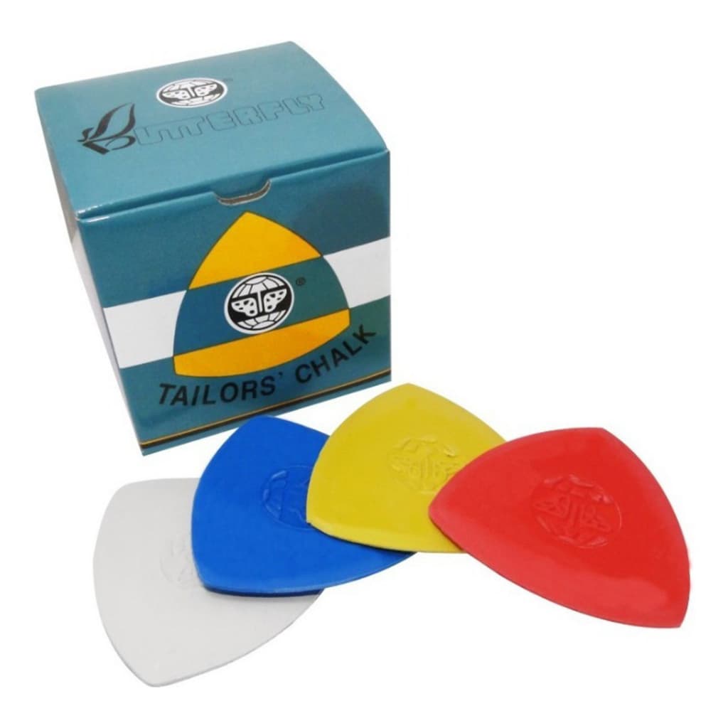 10 Giz Colorido Marcar Riscar Moldes Costura Tecido Textil