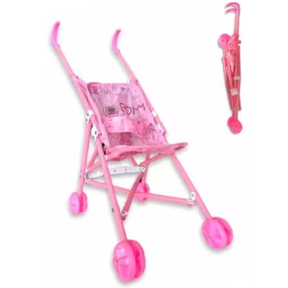 Carrinho De Boneca Infantil Bebê Reborn Brinquedo Passeio