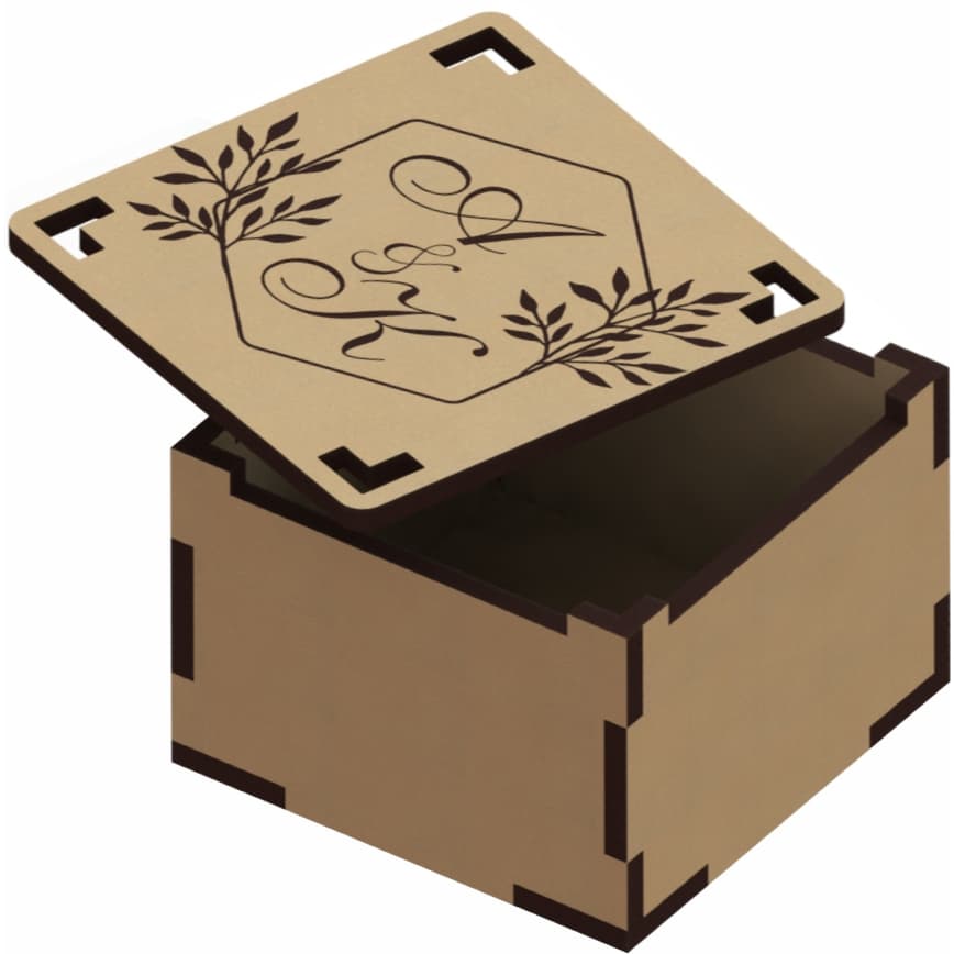 Kit Caixinhas Em Mdf Cru Personalizadas 60 uni