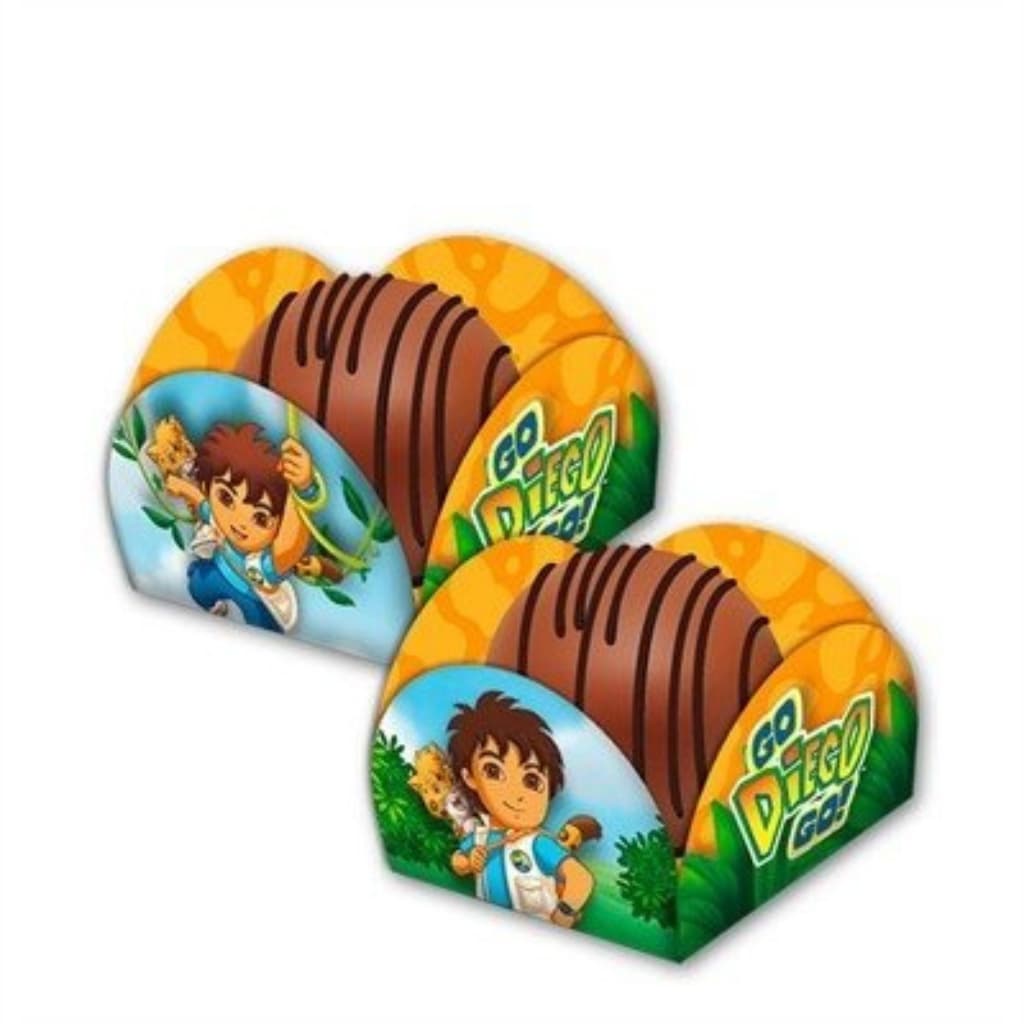 Kit 40 Porta forminhas docinhos Go, Diego, Go! Nickelodeon Nick Jr Festcolor /Serie/Juvenil/Cinema/Festa/Aniversário